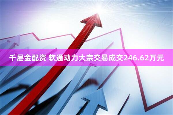 千层金配资 软通动力大宗交易成交246.62万元