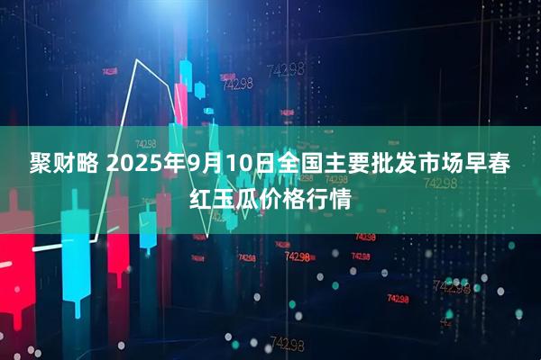 聚财略 2025年9月10日全国主要批发市场早春红玉瓜价格行情